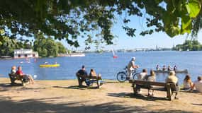 Radtour um die Alster & durch traumhafte Alsterviertel