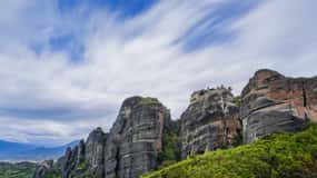 From Pieria Coast: Meteora Day Trip with Monasteries Visit