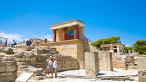 Creta: ingresso eletrônico para Knossos com guia de áudio e museu opcional