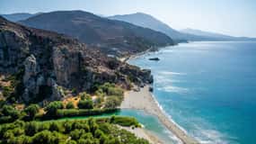 Dagstur til Preveli og Damnoni Beach og byrundtur i Rethymno