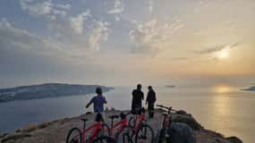 Santorini: E-Bike Sunset Tour Experience