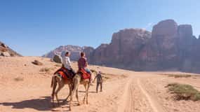 From Wadi Rum: Camel Ride Experience with Tea and Guide