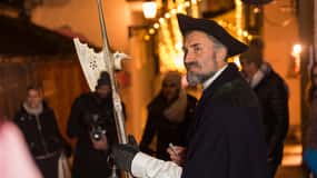 Passeio a pé com o vigia noturno