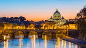 Rome : visite nocturne panoramique en Big Bus