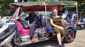 Tuk-Tuk, Longtail-boat and Rickshaw Bangkok jungle Tour