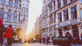 Hoogtepunten van Brussel: Wandel- & bustour met wafelproeverij