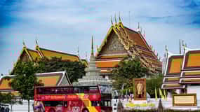 Bangkok : Bus en arrêts à arrêts multiples à Bangkok : visite touristique en bus à arrêts multiples