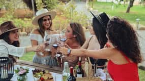 Tasting in the gardens