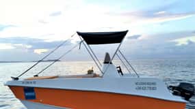 Ibiza: Discover the best coves in a boat driven by yourself