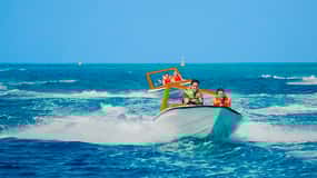 Speedboot, snorkelen en strand