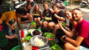Siem Reap Street Foods Tour gastronómico em Tuk Tuk com guia pessoal