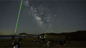 Cavalleria: Stargazing at the beach with Telescope