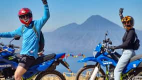 Motoravontuur op het meer van Atitlán