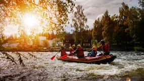 From Ruka: River rafting fun for families
