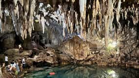 Bohol: Halvdagsutflykt till Panglao (Hinagdanan-grottan och kyrkor)