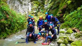 Talloires: Guided Canyoning Experience in Angon Canyon