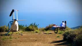 Los Angeles Romantic Helicopter Tour with Mountain Landing