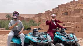 Marrakech: Aventură cu quad-ul în deșert cu vedere la Palmeraie
