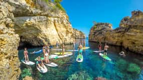 Ibiza: Stand-Up Paddle Boarding Trip to Secret Caves