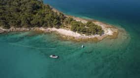 Rovinj eller Vrsar: Rovinjöarna och Limfjorden Speedboat Tour