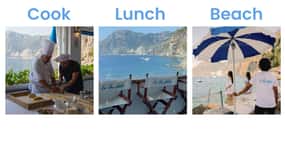 Pasta & Tiramisù: Cook, Lunch & Beach Day in Amalfi Coast!