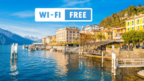 ミラノからコモ、ベラッジオ、ルガーノ, 専用ボート, HQ WI-FI