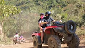 Puerto Vallarta : Aventure combinée quad et tyrolienne