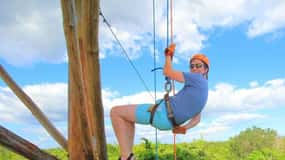 Tulum: Rappel, Jungle Zip Line & Snorkelen in de Cenote