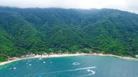 Puerto Vallarta : Excursion d'une journée au parc d'aventure Las Animas et à la plage