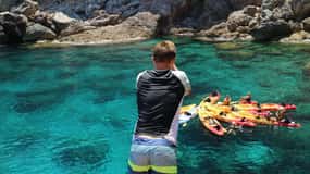 Pollença: Kajakken en Kustzeilen Klifspringen
