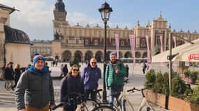 Cracóvia: Tour guiado de bicicleta pela Cidade Velha e Kazimierz