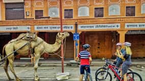 Jaipur: 3-Hour Morning Bike Tour of Jaipur Old City