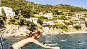 Från Amalfi: Kust & Furore Fjord båttur med badpaus