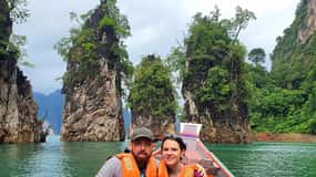 De Krabi : Khao Sok Cheow Lan Lake : DÉJEUNER au PHUTAWAN