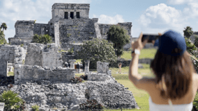 Depuis Cancun : Excursion d'une journée à Tulum, Cenote et Playa del Carmen