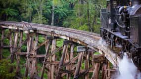 Melbourne: Private Puffing Billy Steam Train Ride