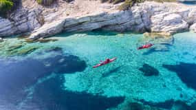 Havkajak for hele familien ved Meganisi - Lefkada