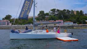 Private 4Hours Swimming Party on Sailboat in Lisbon