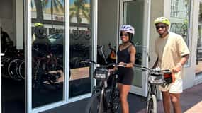 Miami Beach Cykel- eller eBike-uthyrning med karta