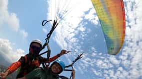 Paragliding Chicamocha, San Gil: Flight over the largest canyon in Colombia.
