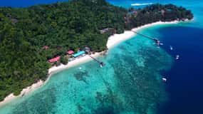 Kota Kinabalu: Snorkeling alle Isole Manukan e Sapi con pranzo