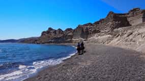 Santorini: Excursión a caballo por la playa