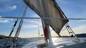 Luxor: Nile River Private Sunset Felucca Ride