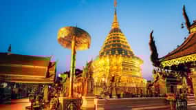 Chiang Mai: Doi Suthep and Wat Pha Lat Temple Evening Tour