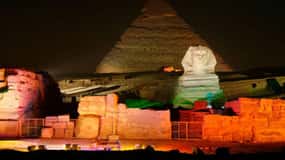 Sound And Light Show At Giza Pyramids