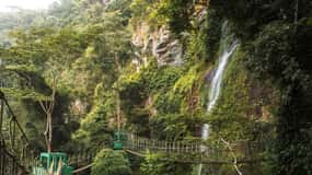Accra: Tafi Kente Village, Monkey Sanctuary &Ote Waterfalls