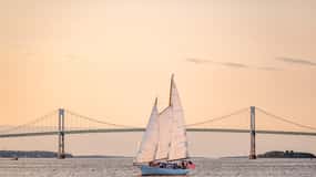Newport: Sunset Sail on Schooner Madeleine