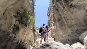 Gola di Sarakina - Avventura a piedi e a nuoto nel sud di Creta
