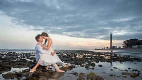 Maspalomas: Private professional photo session at sunset.