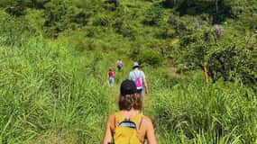 Caminhada ao longo do Camino Real: Barichara-Cabrera, cachoeiras e o cânion do Rio Suarez
